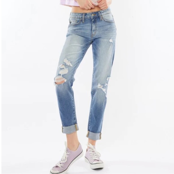 KanCan Euphoria High-rise Boyfriend Jeans Size 3/25 - Picture 2 of 10